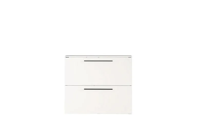 Avery 2 Door Shoe Cabinet - White
