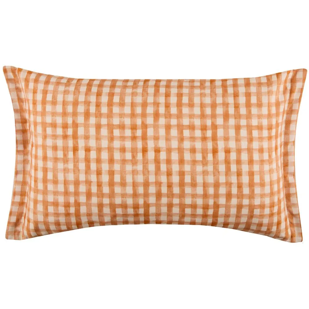 Voyage Maison Peach Trellis Printed Outdoor Cushion 4