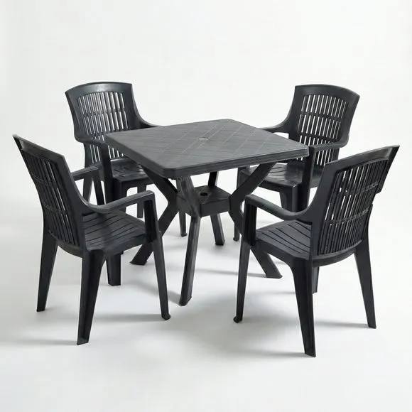 Trabella 4 Seater Seat Dining Set 2