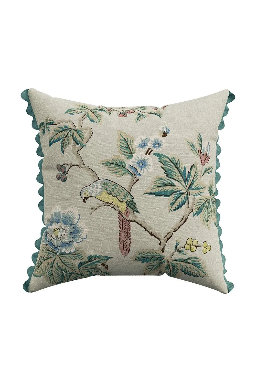 Sanderson 'Lophura' Cotton Cushion