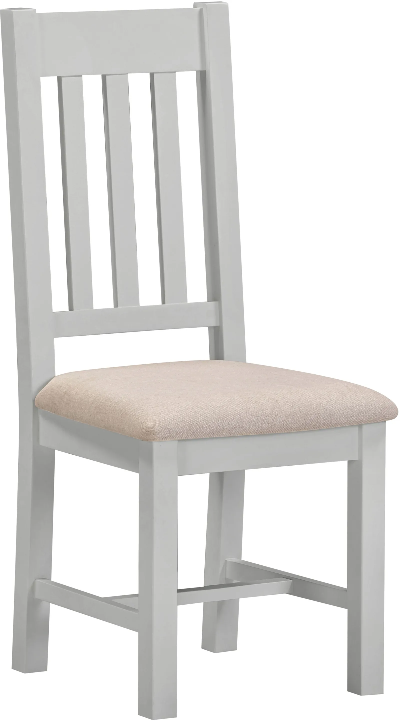Seconique Windsor Slatted Chair (Box of 2) in Light Grey 2