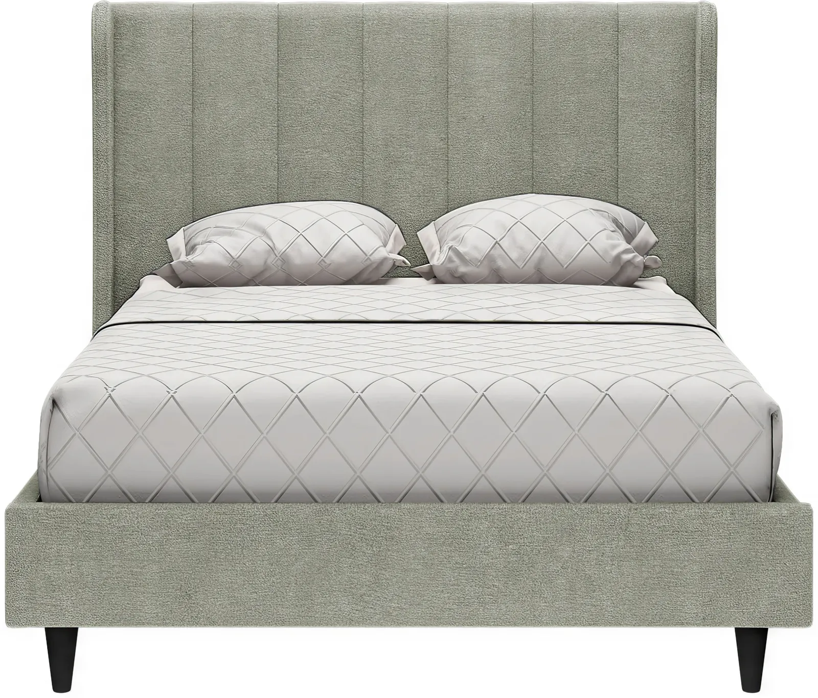 Seconique Amelia 4'6" Double Bed in Grey 3