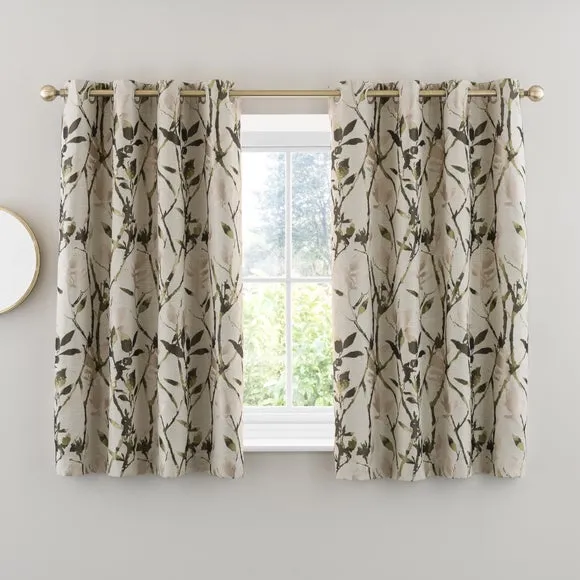 Zen Jacquard Eyelet Curtains 5