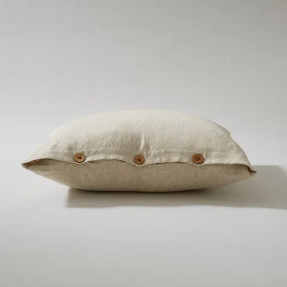 Cotton Linen Square Cushion Cover 4