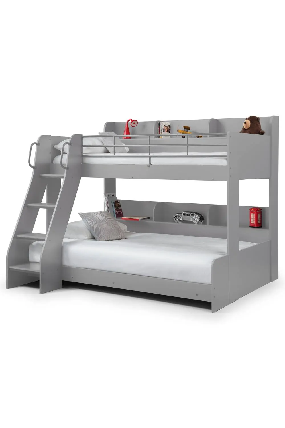 Julian Bowen Domino Triple Sleeper Bunk Bed in Grey 2