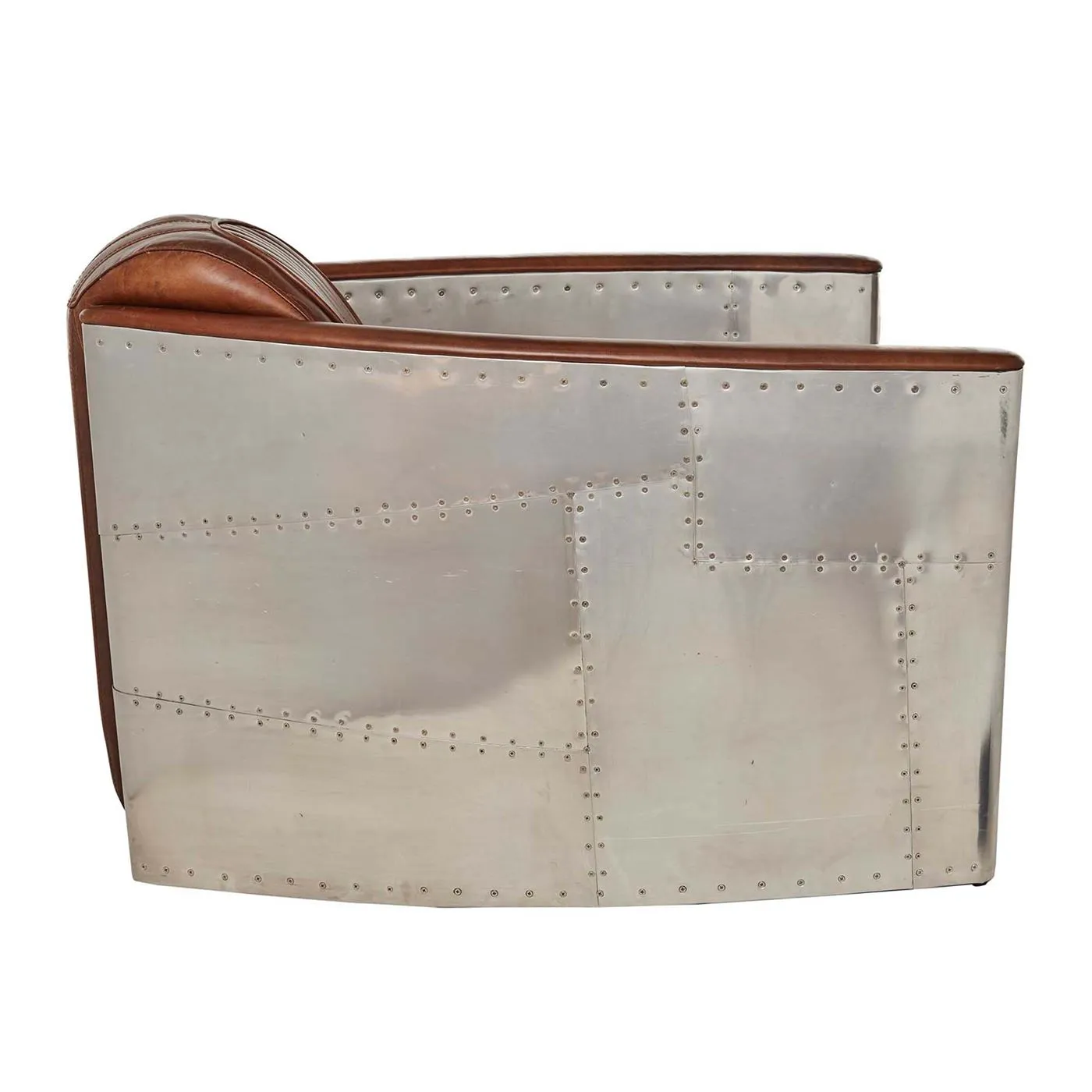 Timothy Oulton Aviator Tomcat Armchair, Brown Leather | Barker & Stonehouse 5