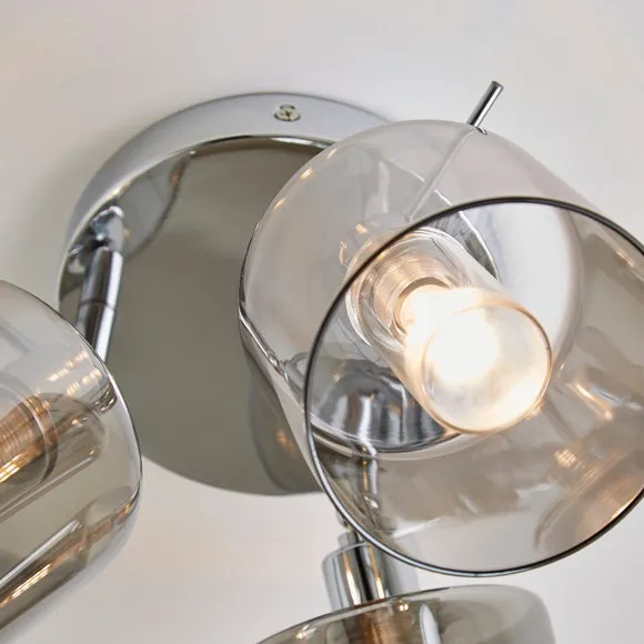 Erin 3 Light Adjustable Semi Flush Spotlight 4