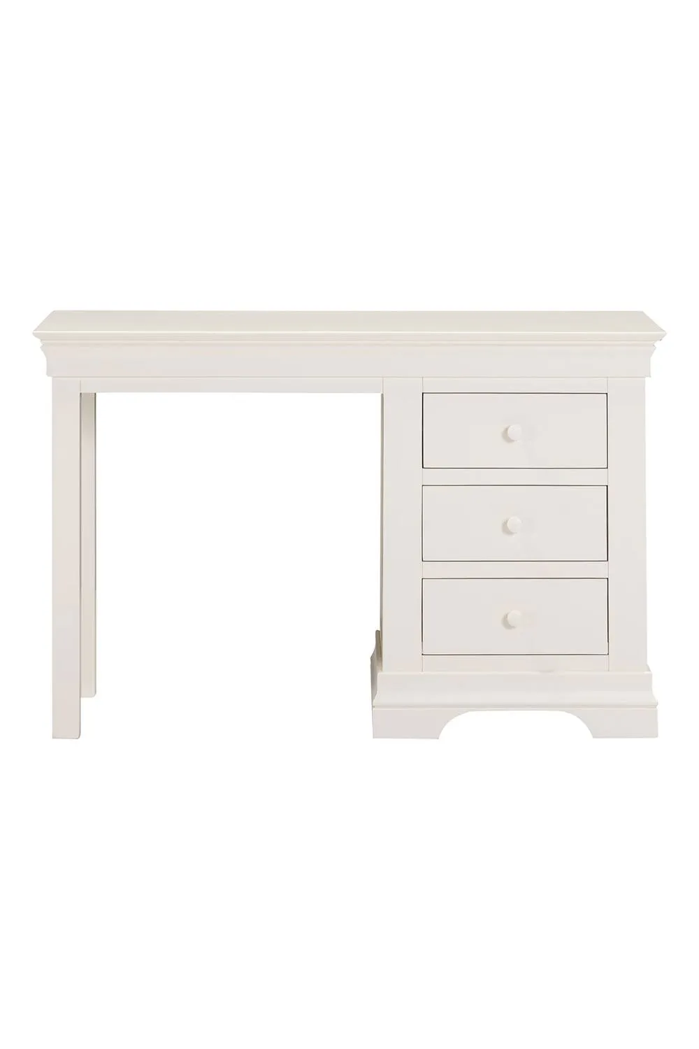 Seconique Bordeaux 3 Drawer Dressing Table in Ivory 3
