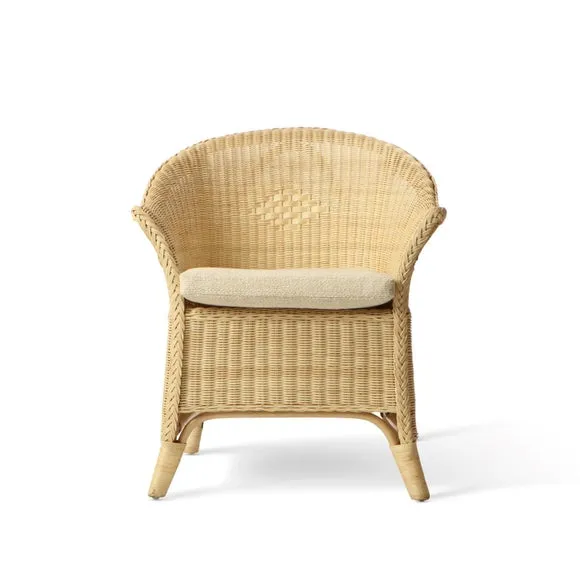 Desser Kingsize Wicker Loom Chair with Cushion 3