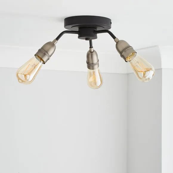 Marsden 3 Light Semi Flush Ceiling Light 2