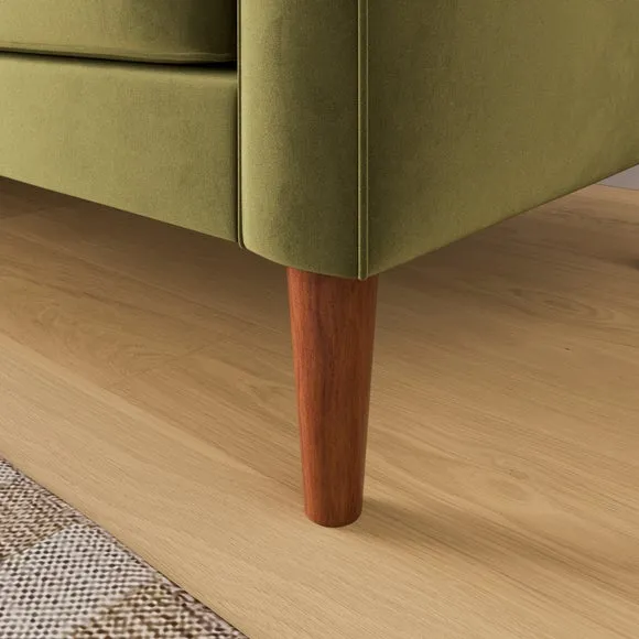 Hugo Velvet 3 Seater Corner Chaise Sofa 5