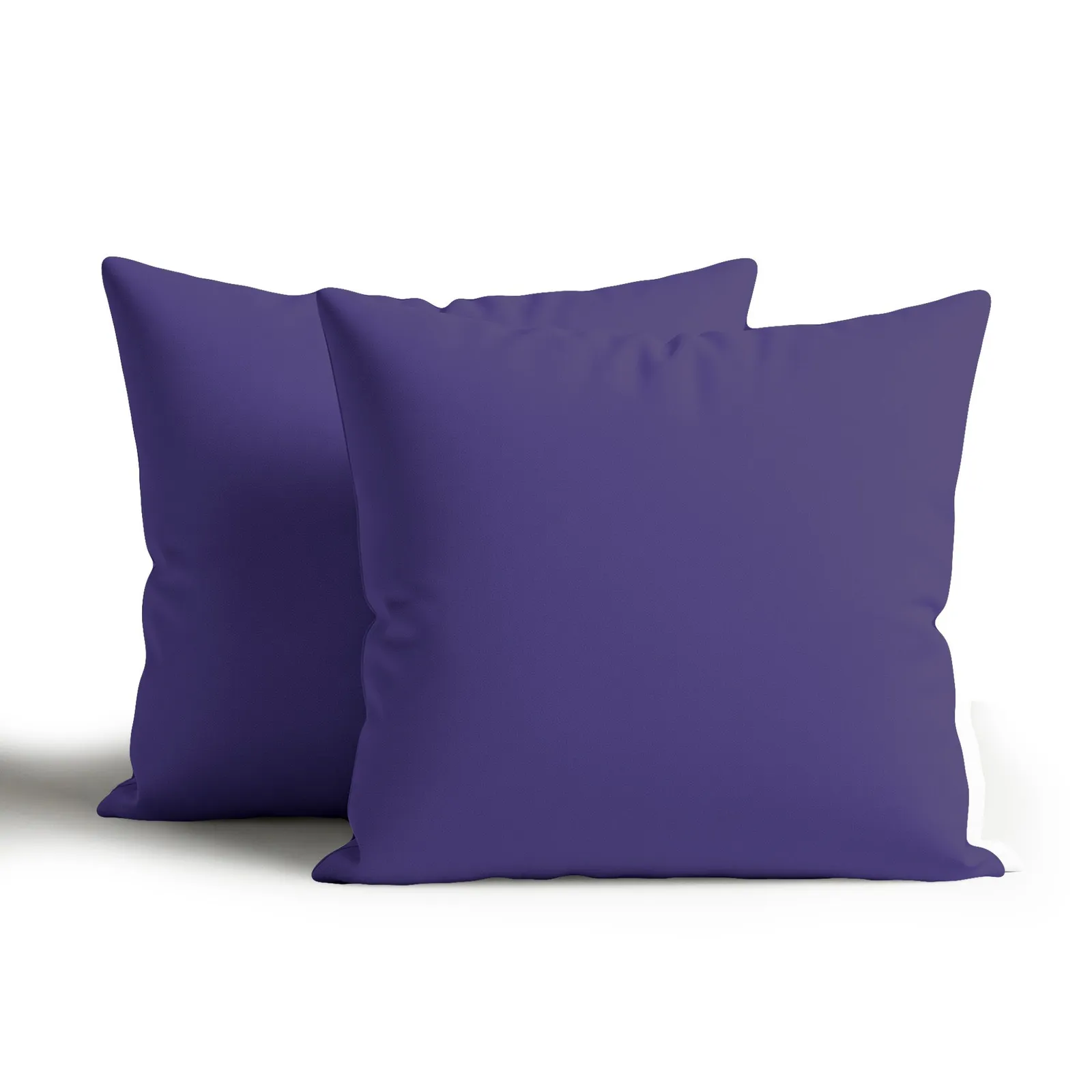 Snug City Waterproof Outdoor Garden Patio Cushion Cover & Inner Square Pack Of 2 in Purple