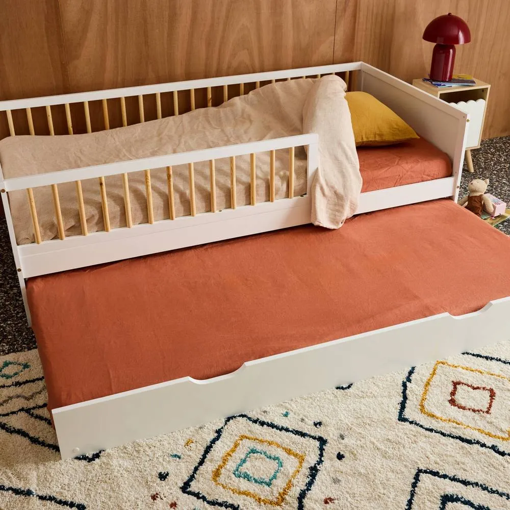 sweeek Children's bed drawer pine wood in White 3