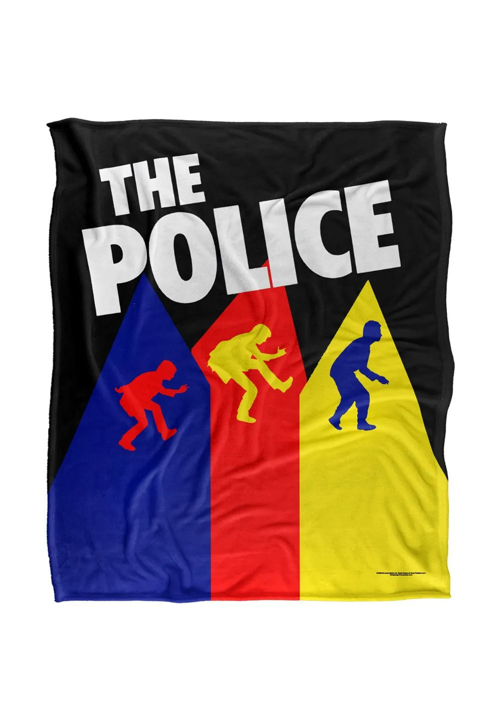 The Police Bkt Silky Touch Super Soft Throw Blanket 152 X 127 cm in White