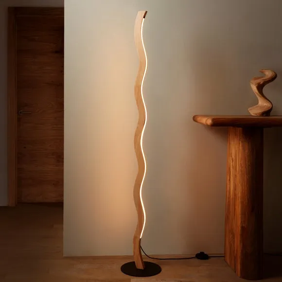 Wave Modern LED Floor Lamp