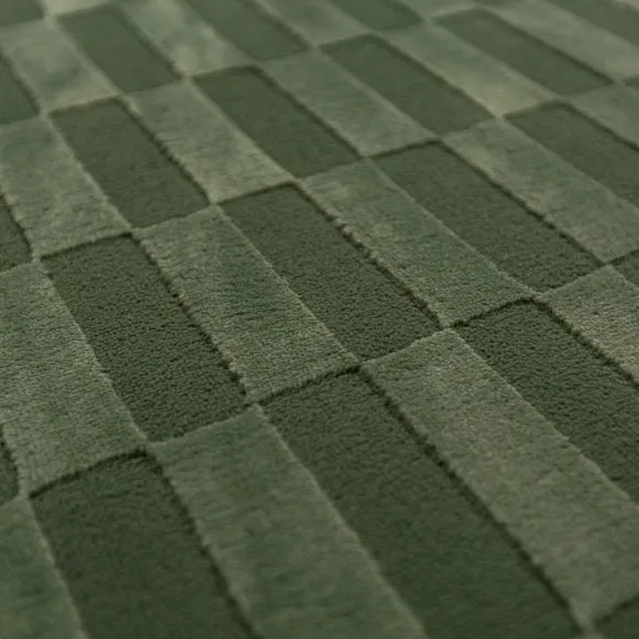 Mira Checkerboard Washable Rug 2
