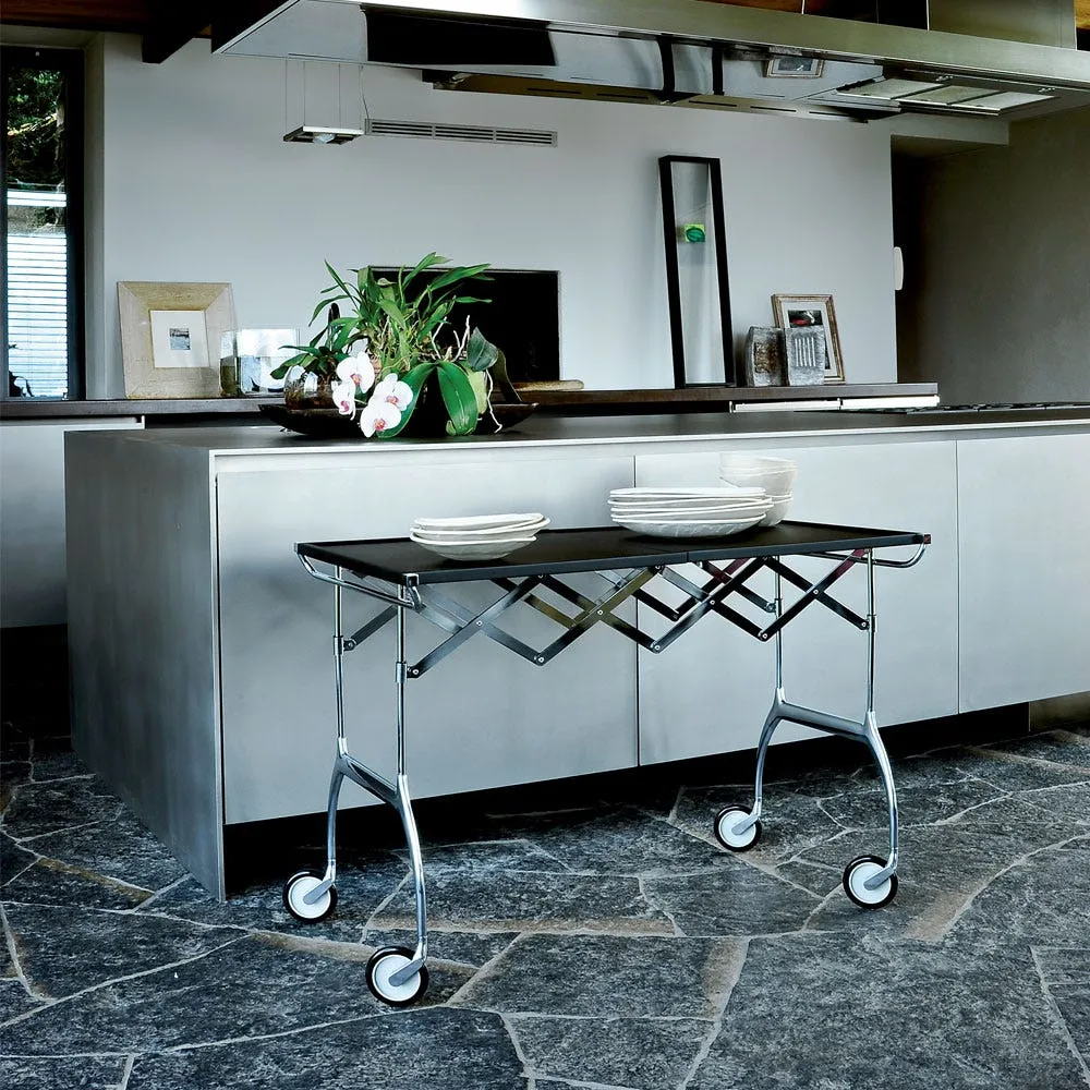 Kartell Battista Folding Trolley White 3