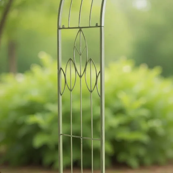Rustic Leaf Metal Arch 2