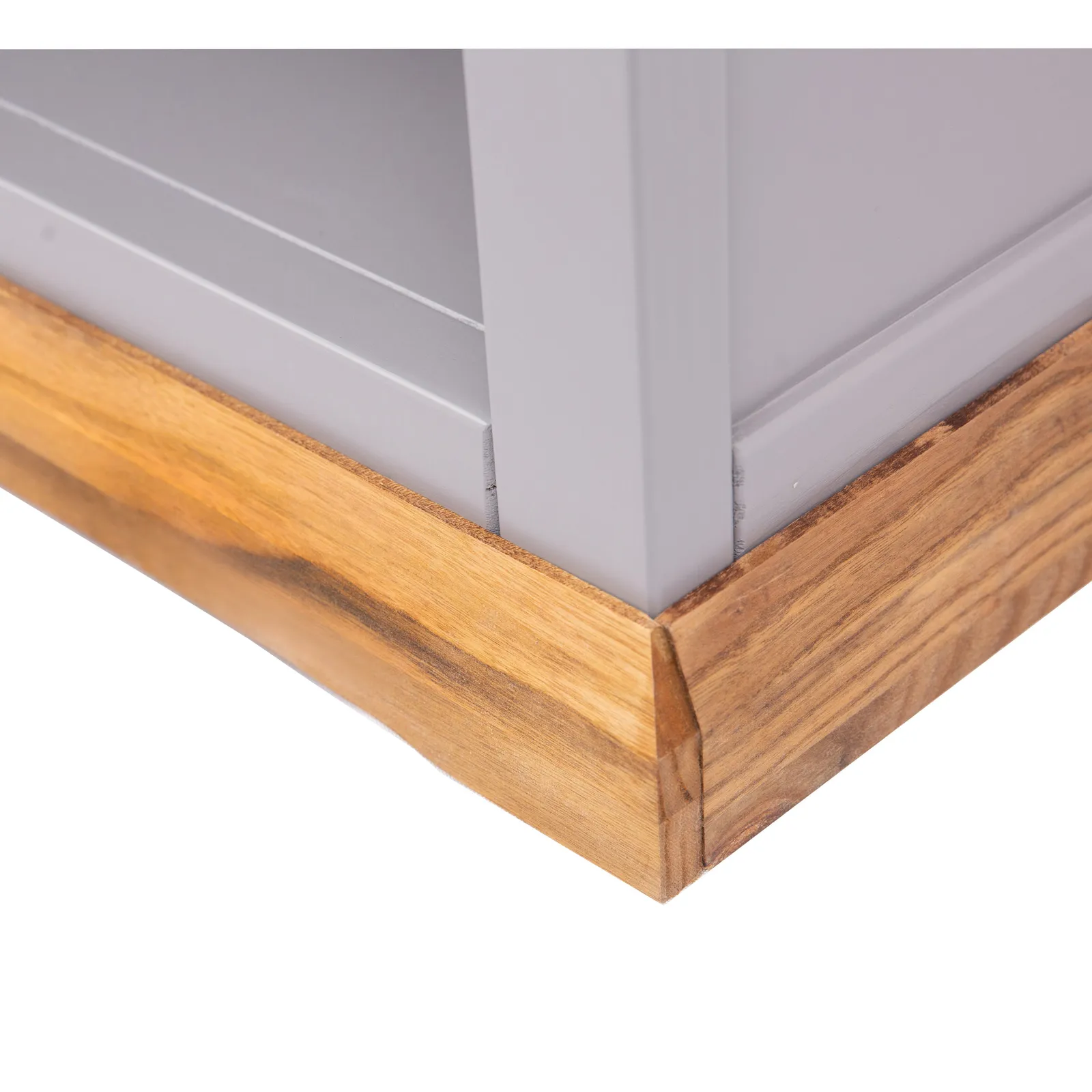 Cabinet Bits Bookcase with plinth 120x90x25cm in Grey 6