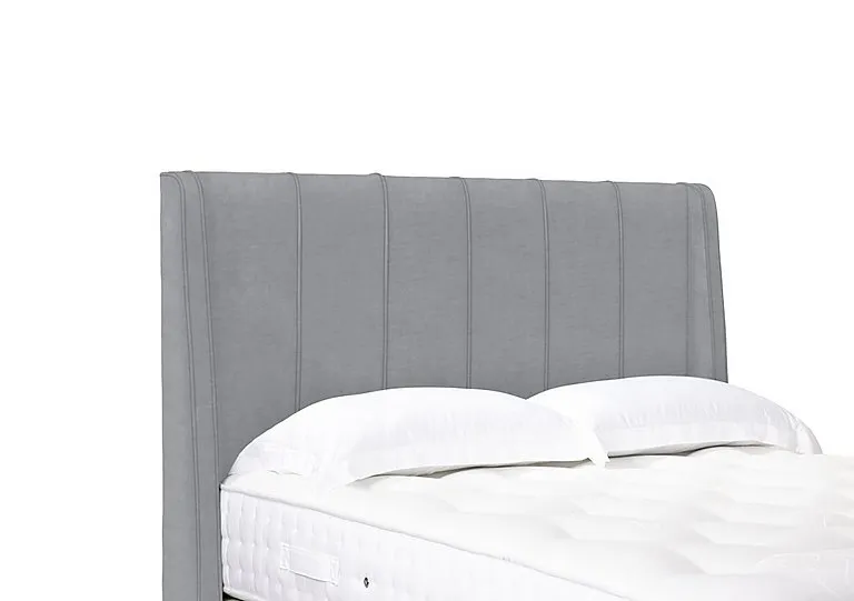 Artisan Collection Akira High Floor Standing Headboard - Single - Aston Silver