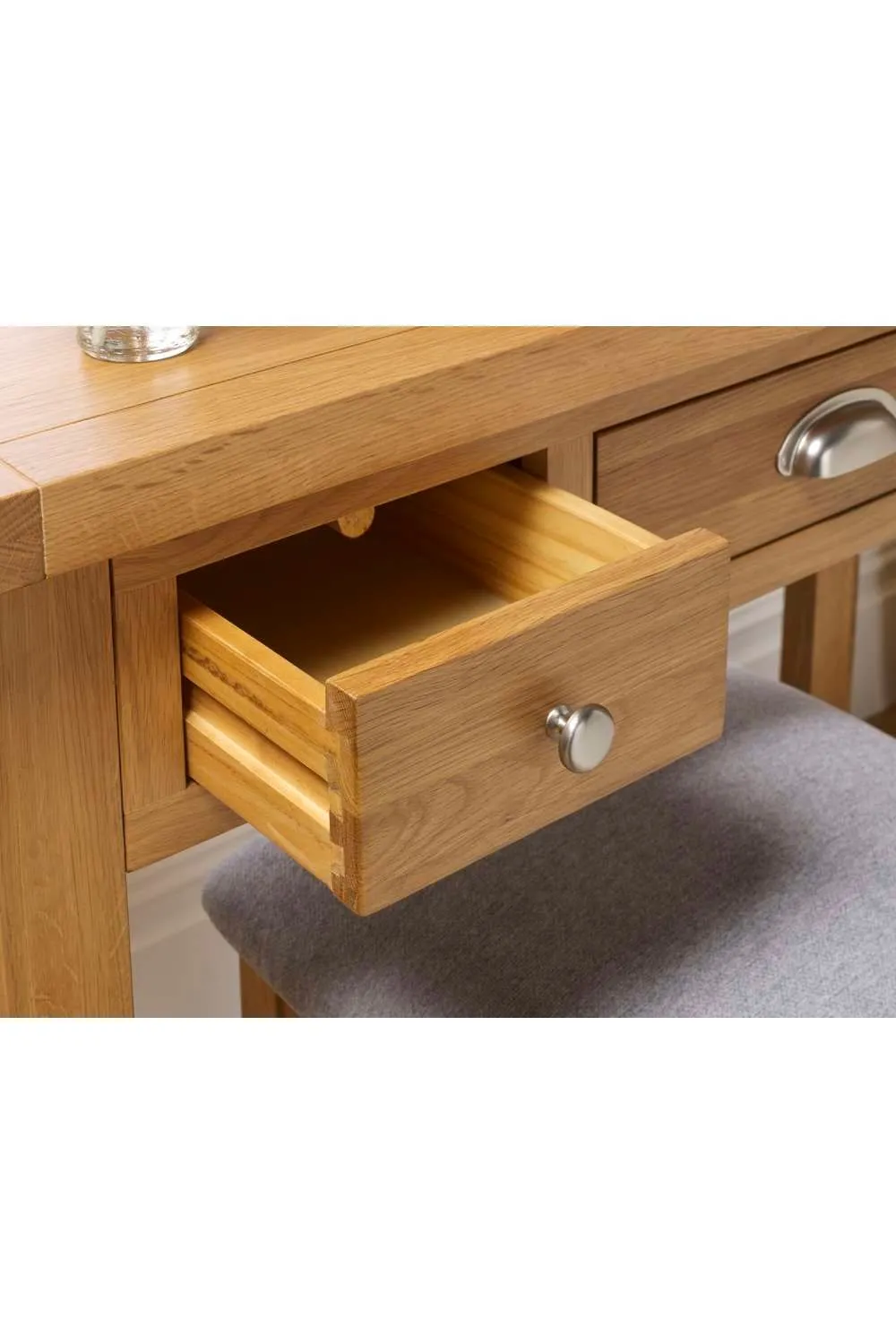 Birlea Woburn 3 Drawer Dressing Table Oak in Light Oak 3