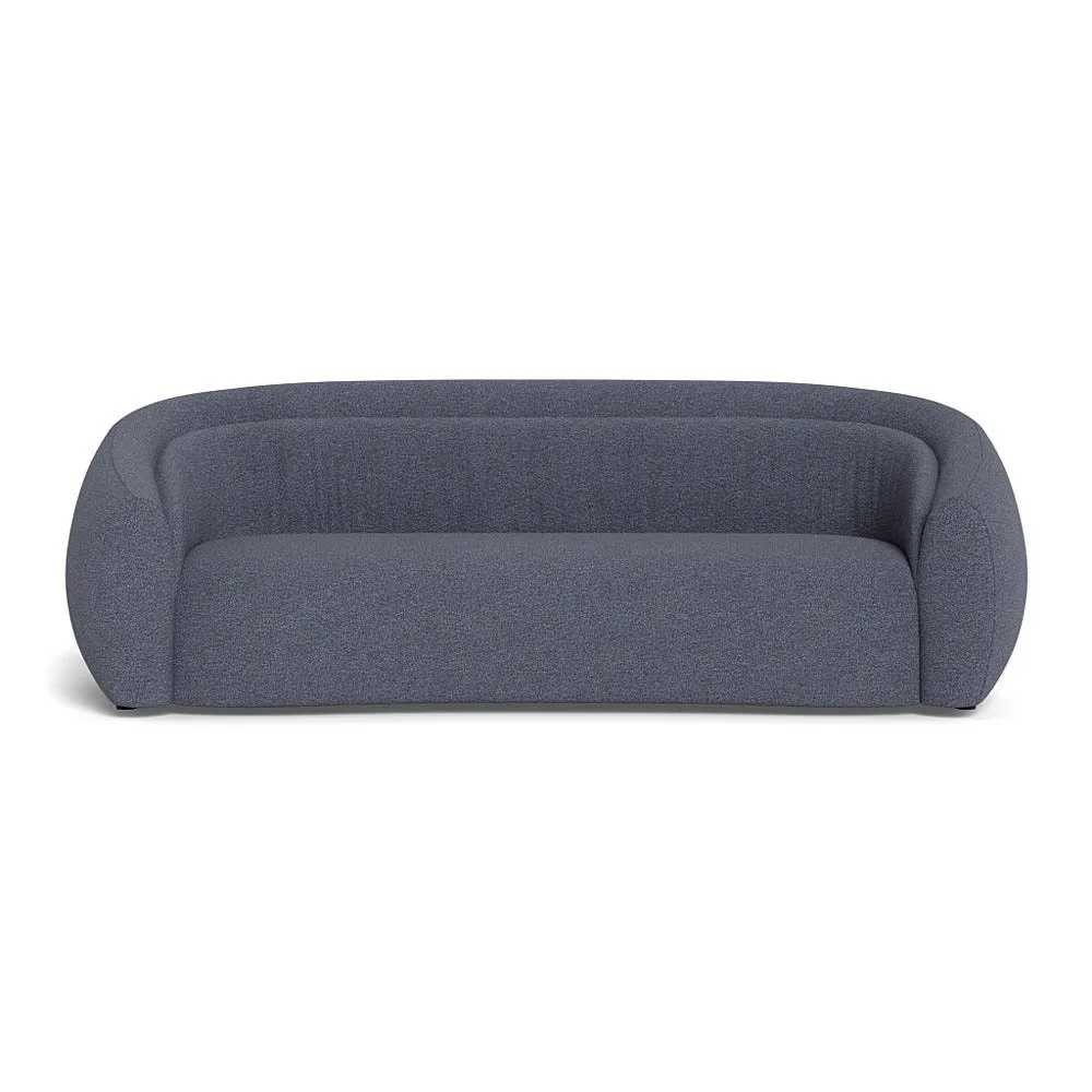 Heal's Flora 4 Seater Sofa Loop Boucle Navy 1