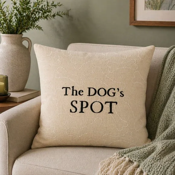 The Dog's Spot Rectangle Cushion