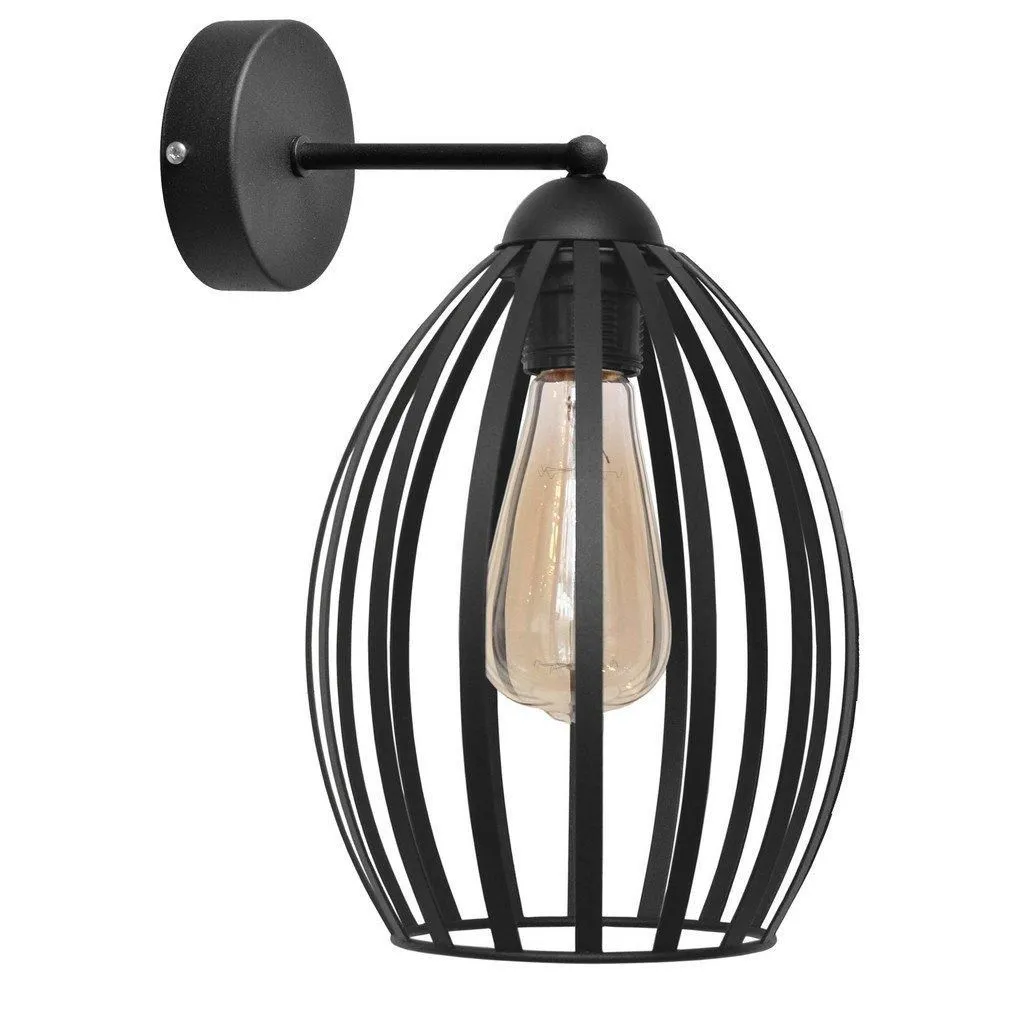 Netlighting Dali Wall Lamp Black 20cm
