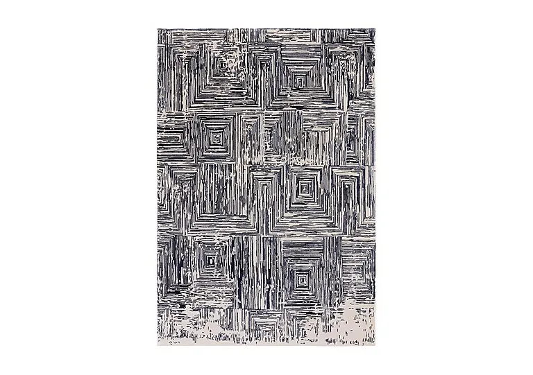 Kuza Portrait Rug - 120cm-x-170cm - Navy