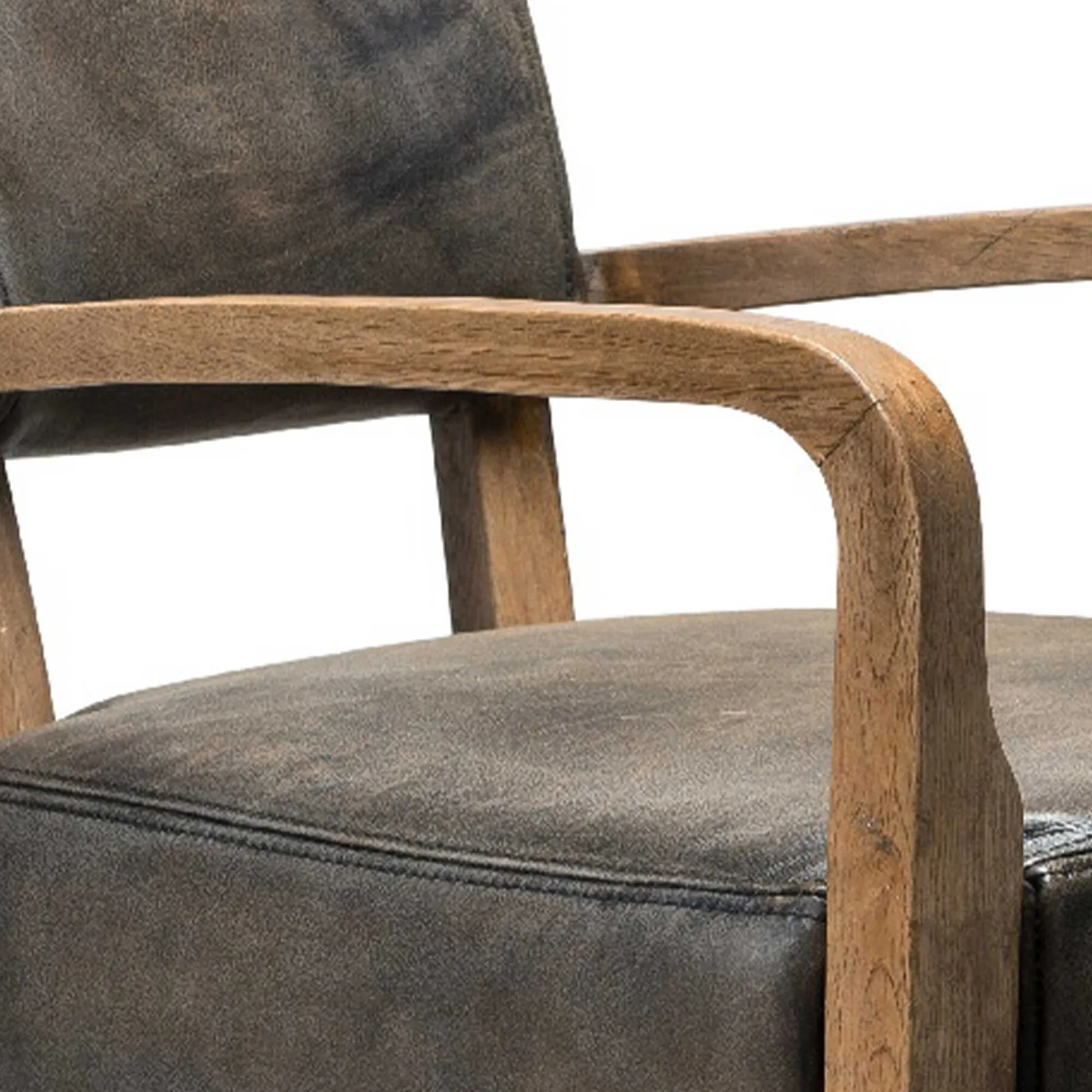 Timothy Oulton Cabana Armchair, Black Leather | Barker & Stonehouse 4
