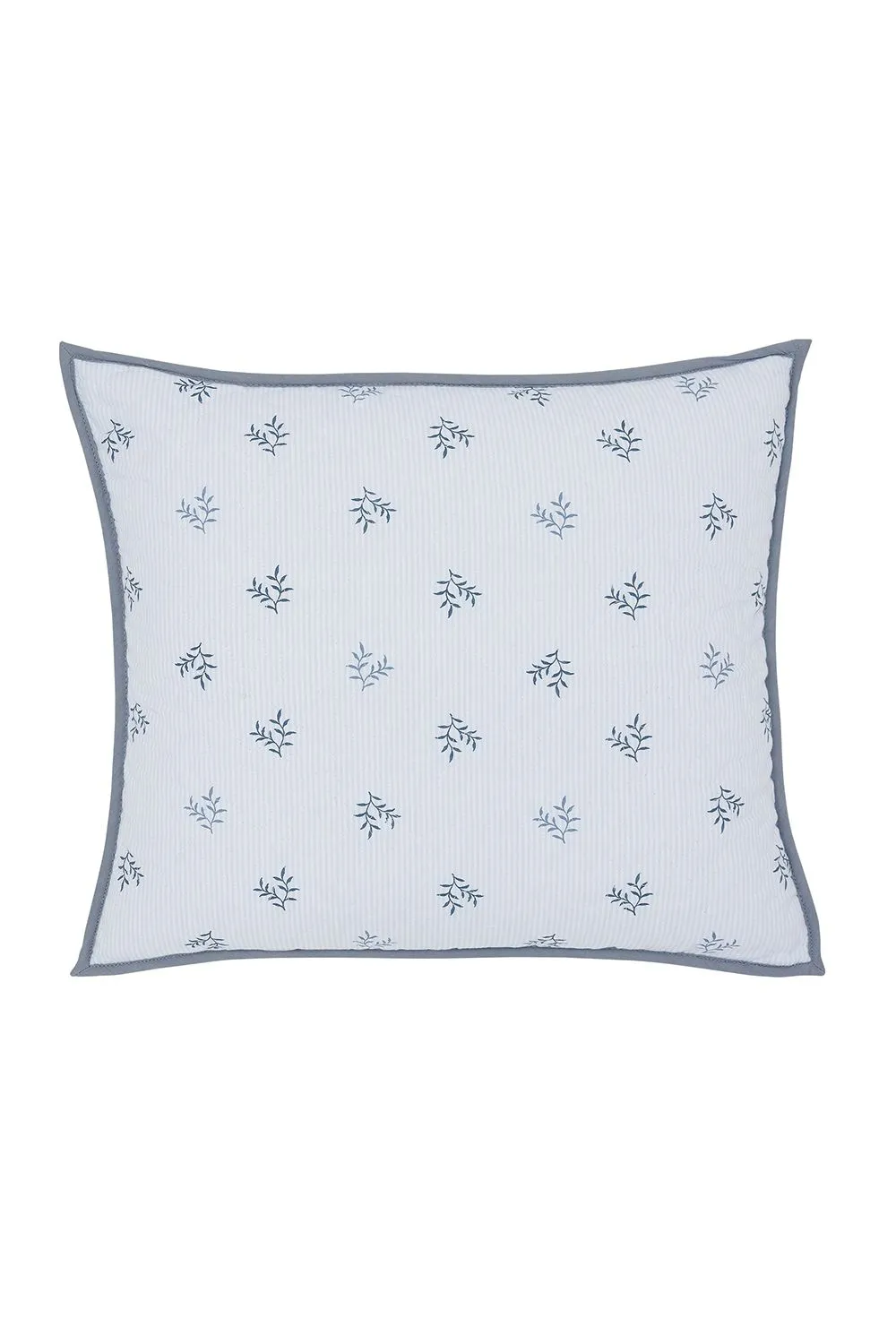 Murmur 'Thalia' Cotton Cushion in Blue