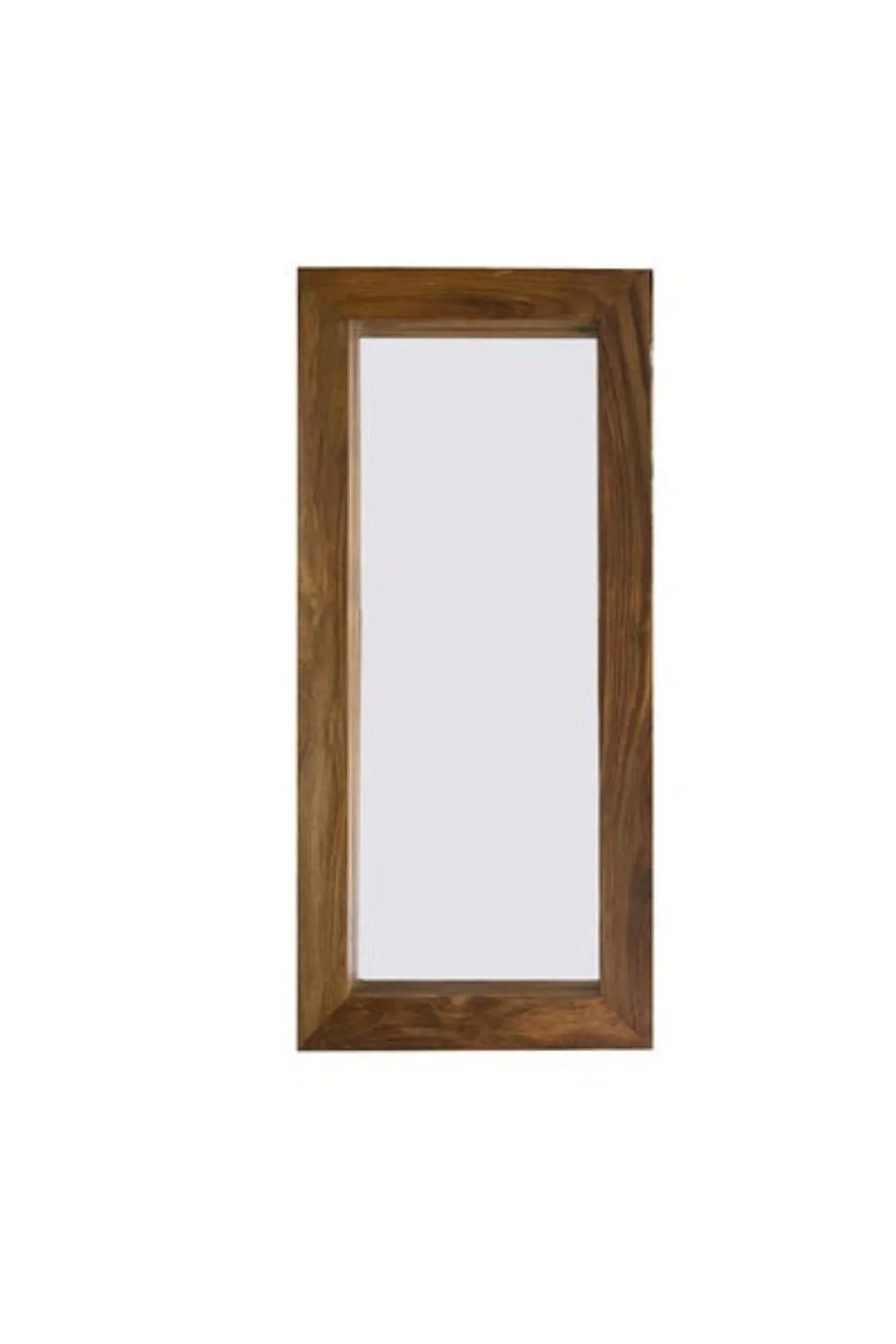 IH Design Cube Indian Wood Mirror in Natural 2