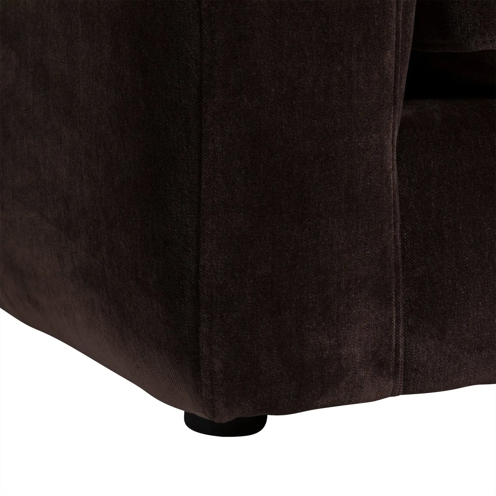 Bosham Large Chaise Corner Sofa Rhf-Witton Bournville, Brown Fabric | Barker & Stonehouse 4