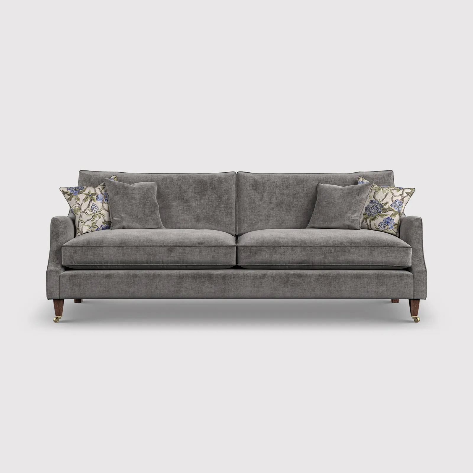 English Heritage Quarry 26 Extra Large Sofa- Pre-Set Scatters, Grey Fabric | Barker & Stonehouse 1