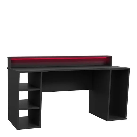 Furniture To Go Tezaur 2 Shelf Gaming Desk 2