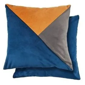 New Edge Blinds NewEdgeBlinds Picasso Cushion Cover in Navy Blue
