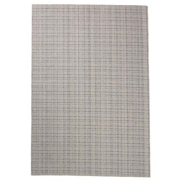 Woven Check Textured Washable Rug 5