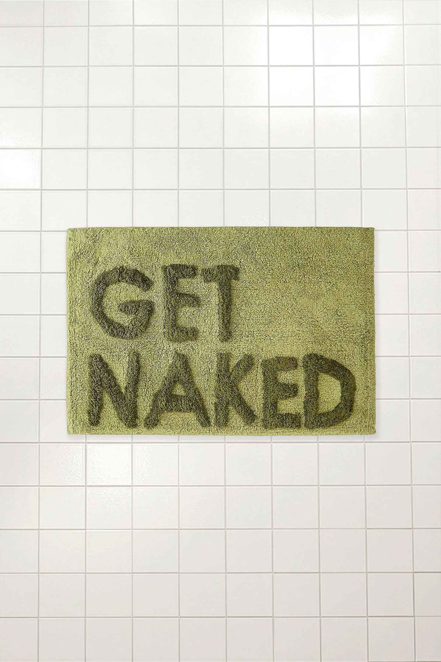 Get Naked Bath Mat - Green