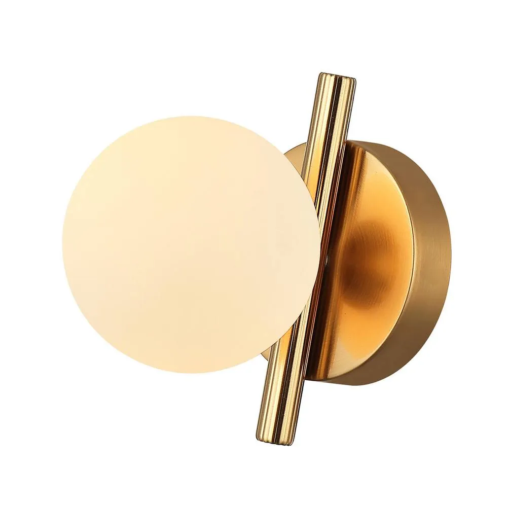 Netlighting Reverso Modern 1 Light Wall Lamp G9 in Gold 2