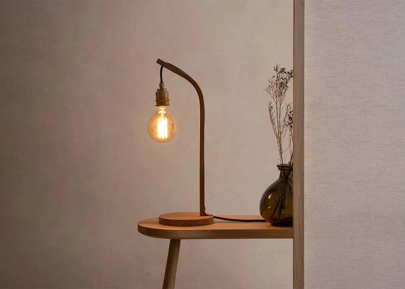 Tom Raffield Mooring Table Light Oak Grey Flex 3