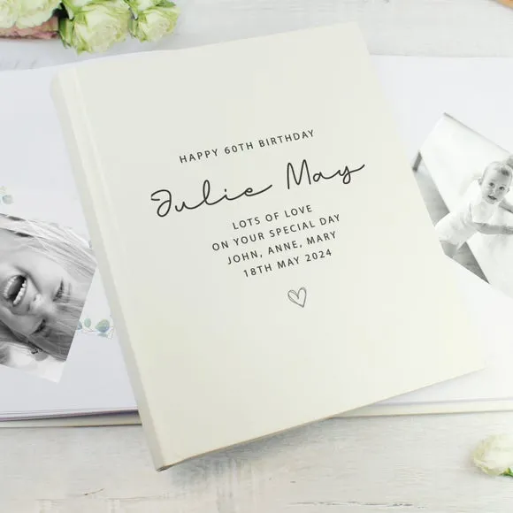 Personalised Traditional Photo Album 3