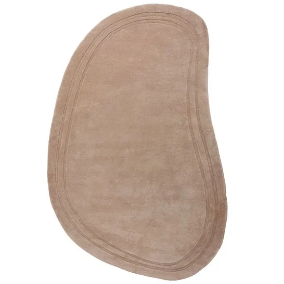 Edited Life Curve Wool Luxury Shaped Rug 5