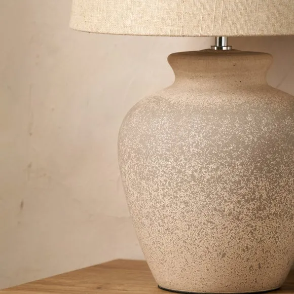 Pacific Lifestyle Rhone Ombre Sand Textured Ceramic Table Lamp 3