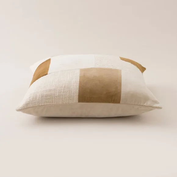 Clara Patchwork Boucle Square Cushion 4