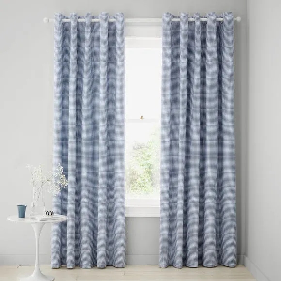 Catherine Lansfield Lucie Floral Reversible Eyelet Curtains 5