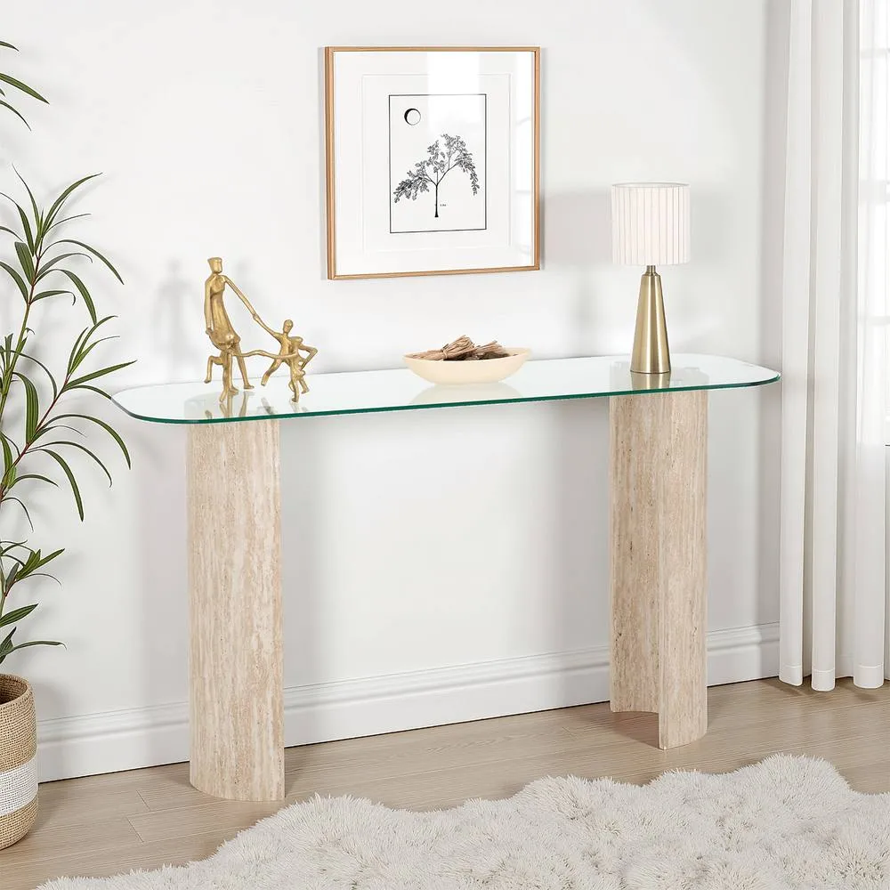 Seconique Modena Console Table in Cream