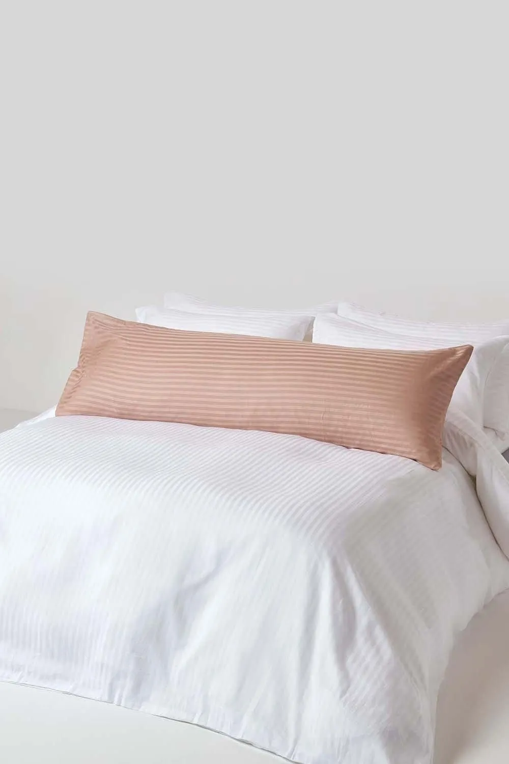 Homescapes Egyptian Cotton Ultrasoft Body Pillowcase 330 TC in Taupe 2