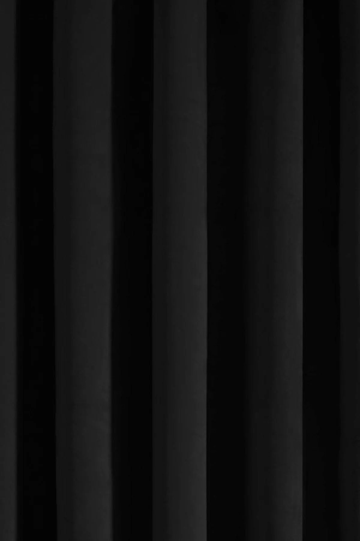Laurence Llewelyn-Bowen 'Montrose' Velvet Blackout Eyelet Single Panel Door Curtain in Black 3