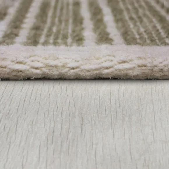 Rowen Striped Wool Rug 4