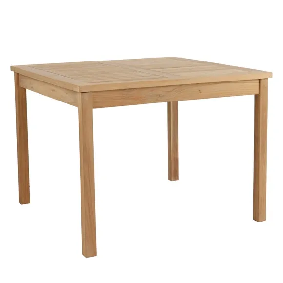 Teak Square Garden Dining Table 3